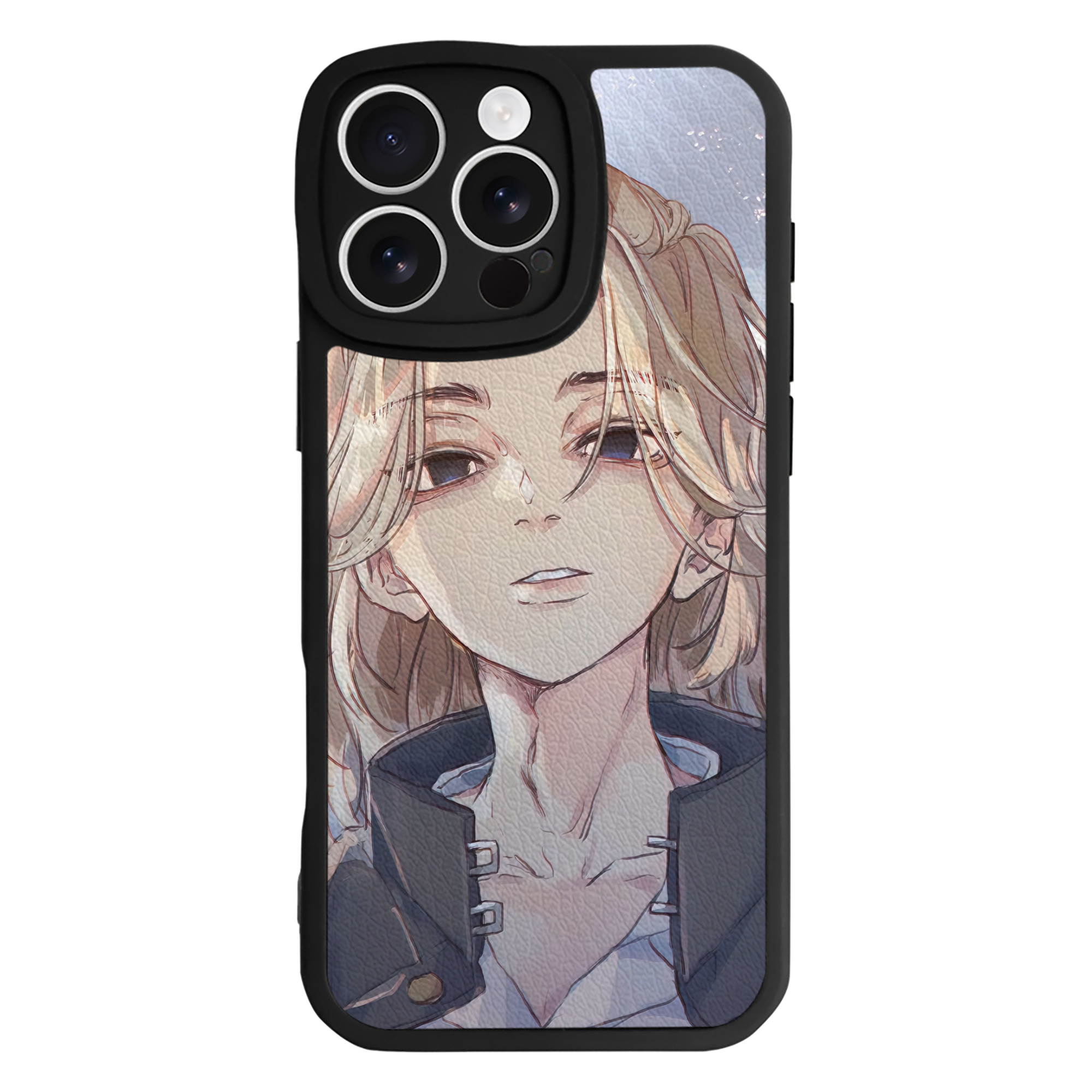 （画像用） 東京リベンジャーズ Tokyo Revengers 【iPhone 16シリーズ対応】シリコンスマホケース（レザー調） 材質：シリコン